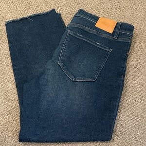 Express jeans straight ankle 14 long